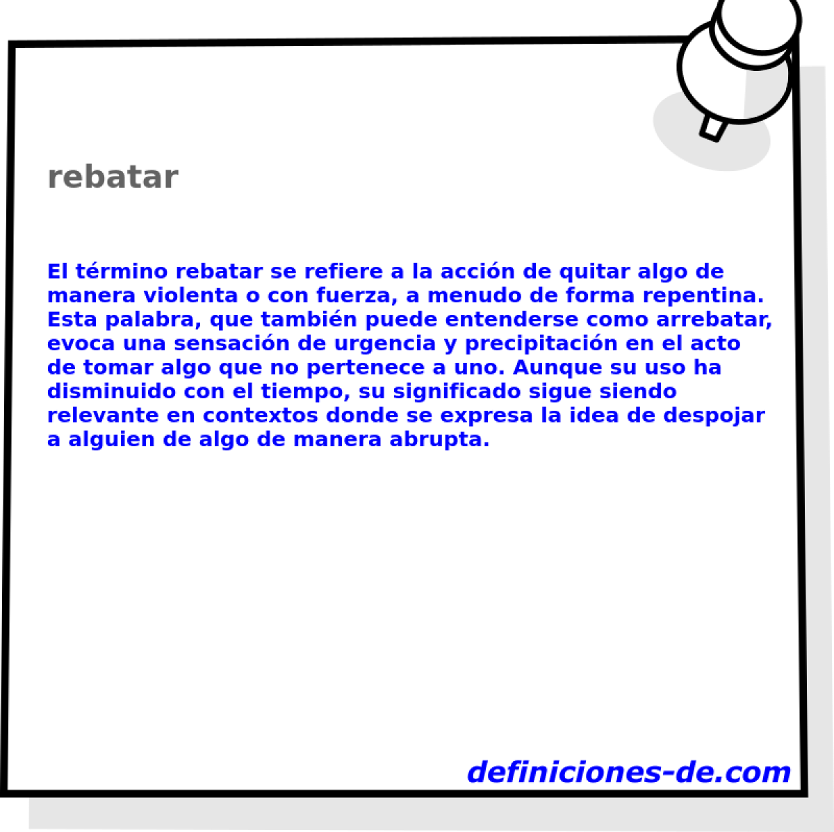 Rebatar Significado De Rebatar