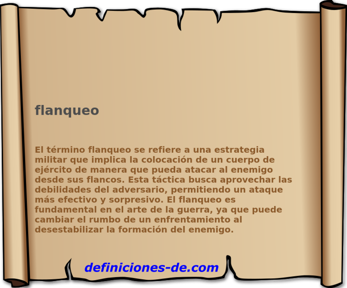 flanqueo 