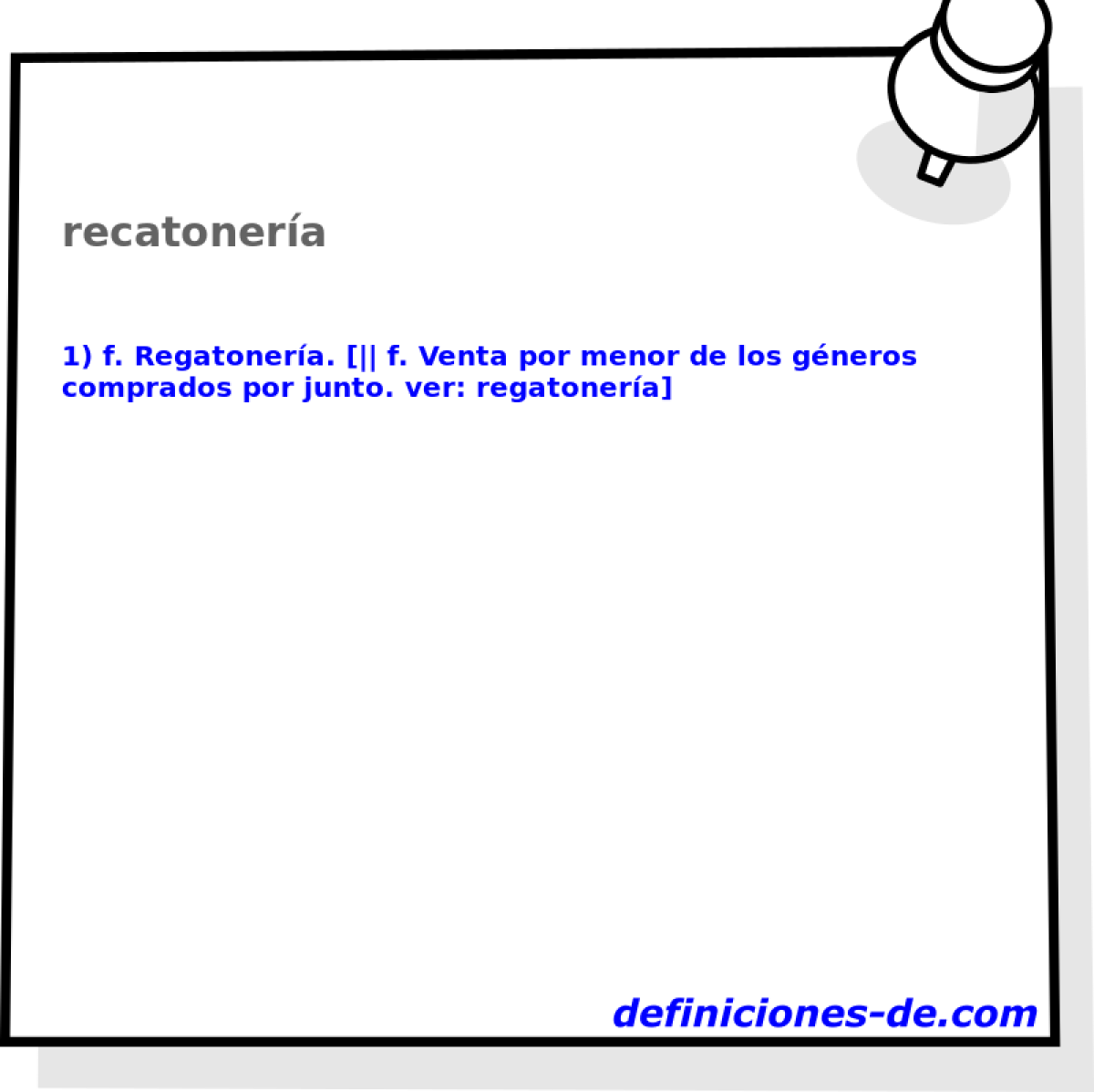 recatonera 
