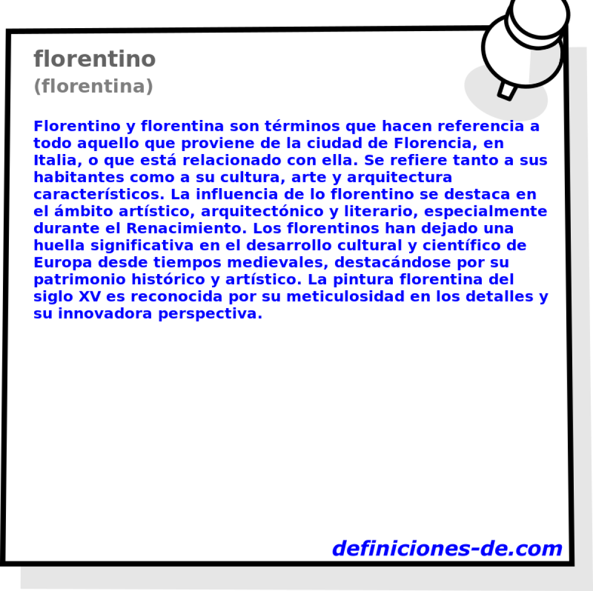 florentino (florentina)