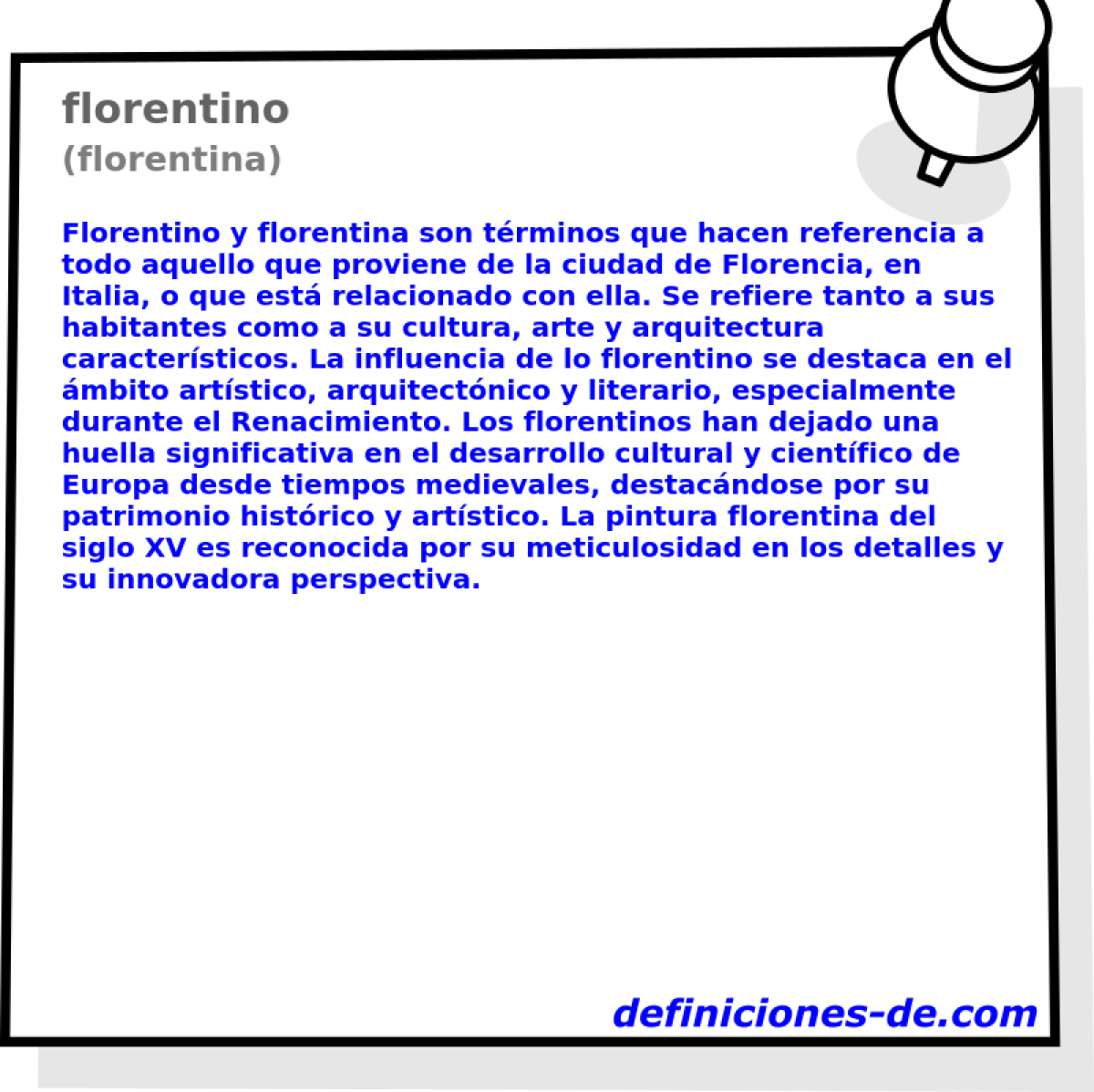 florentino (florentina)