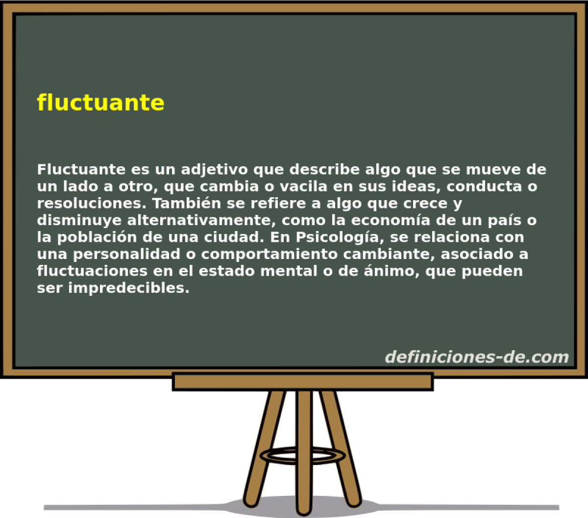 fluctuante 