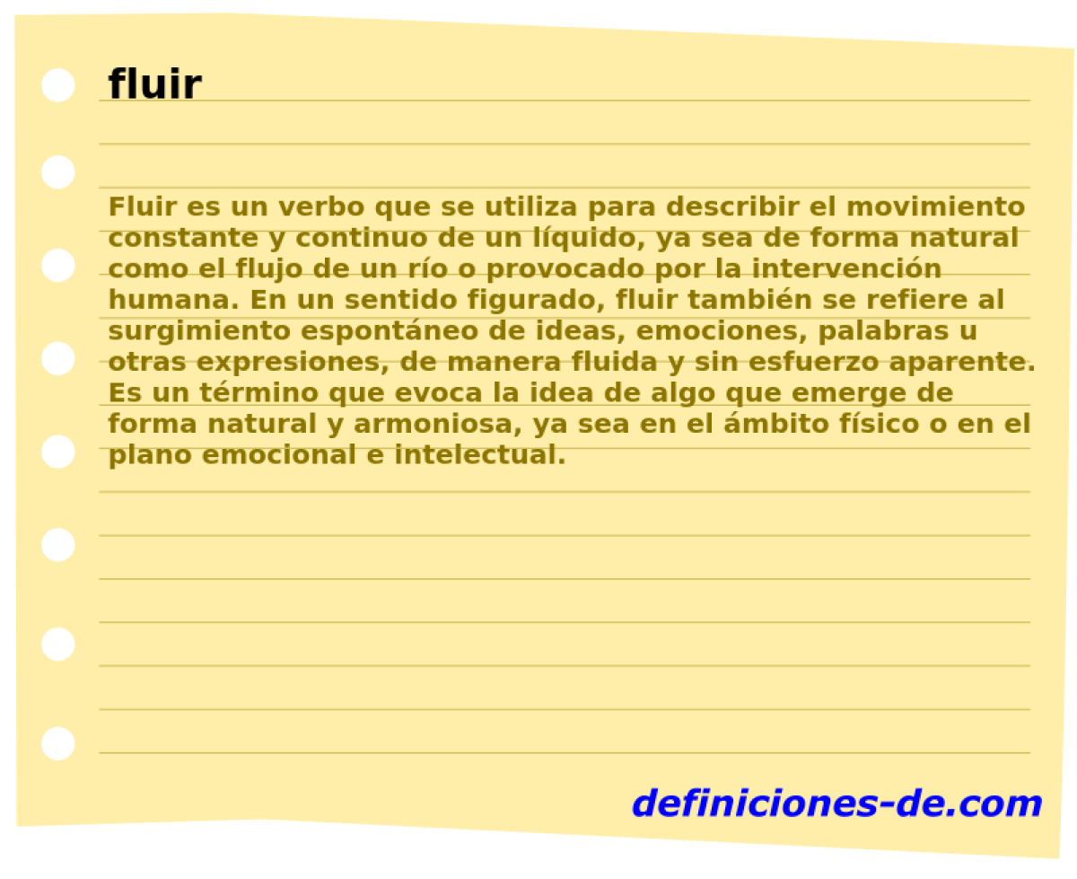 fluir 