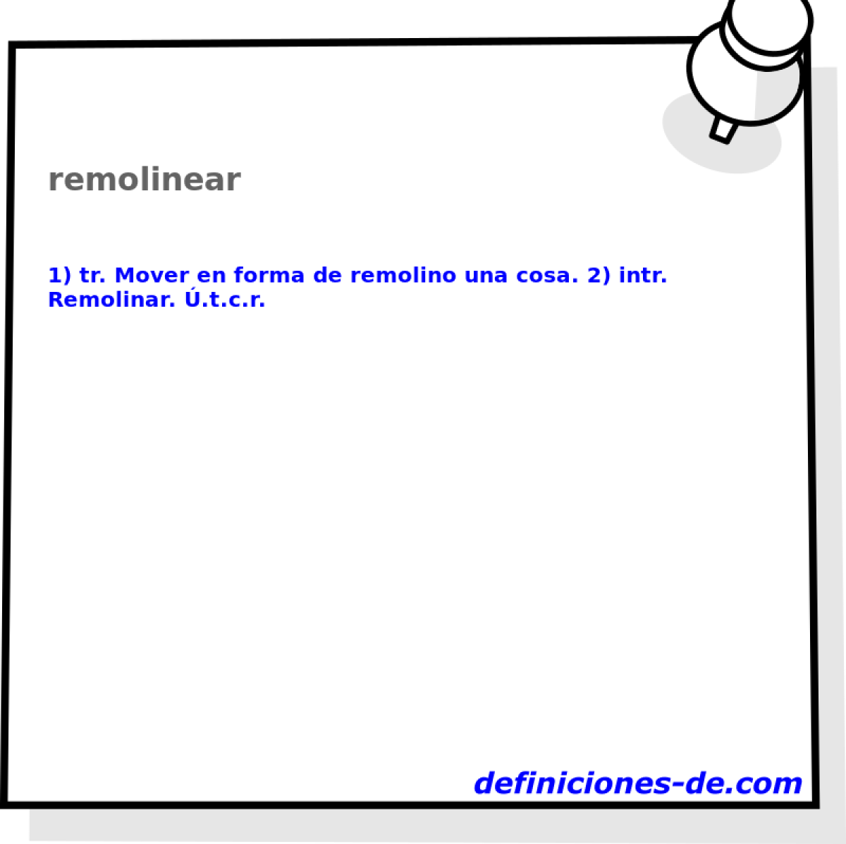 remolinear 