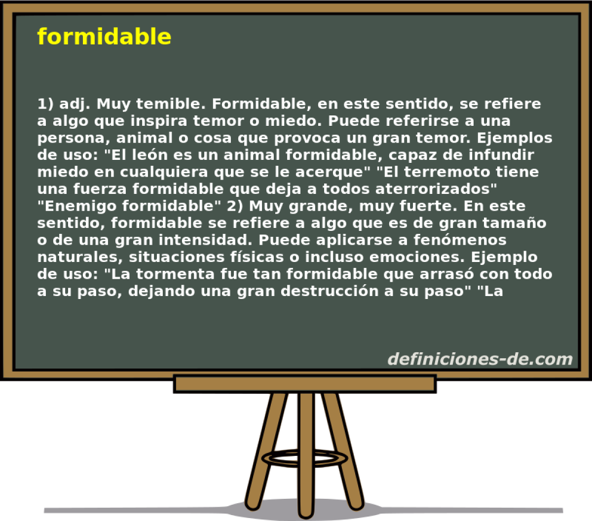 formidable 
