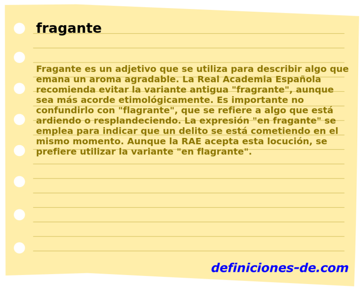 fragante 