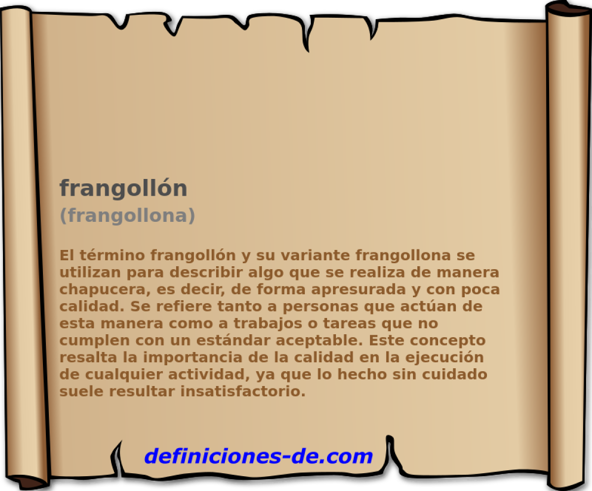 frangolln (frangollona)