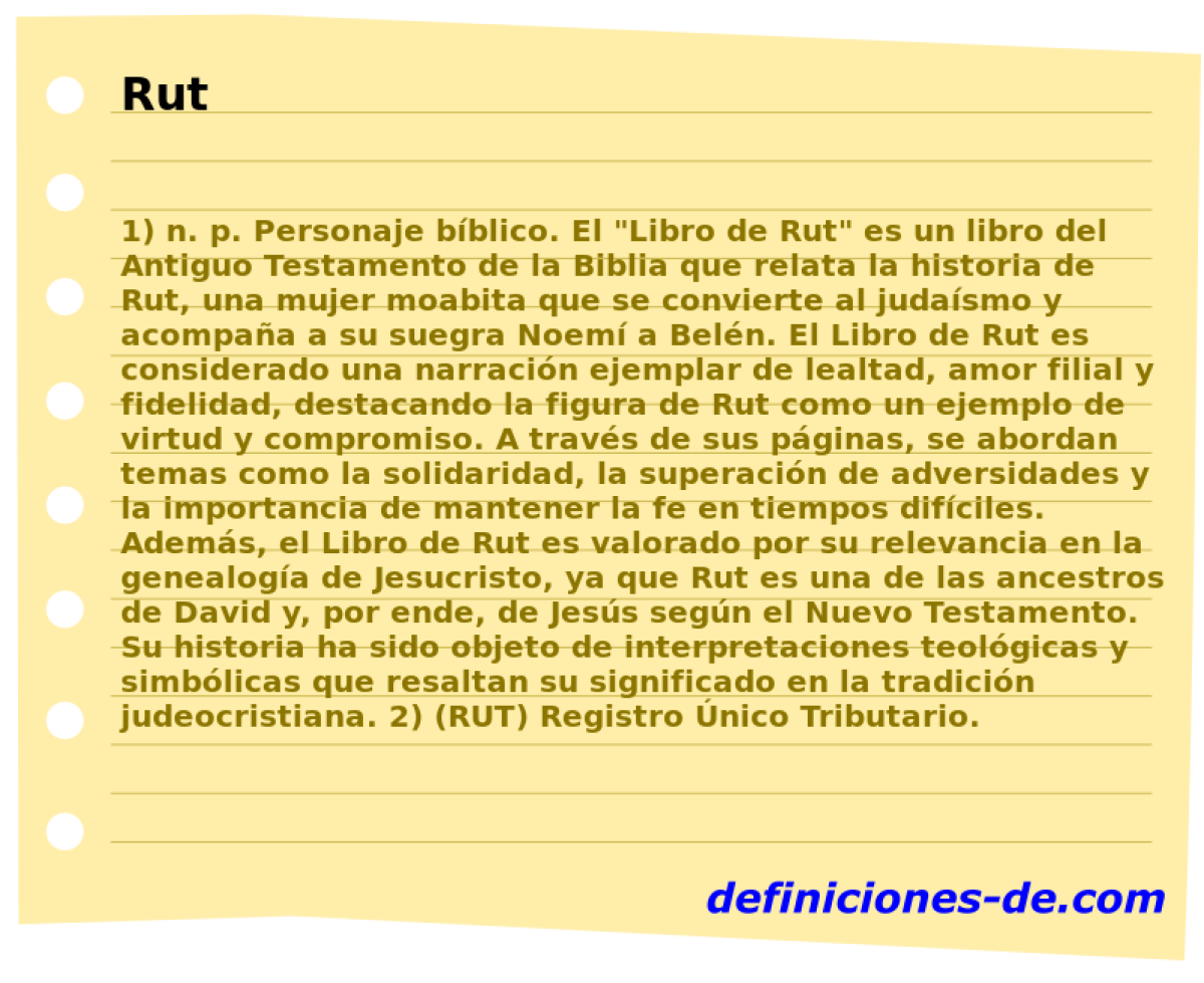 Rut 