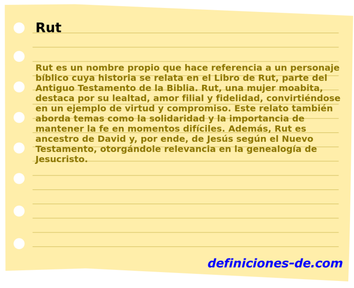 Rut 