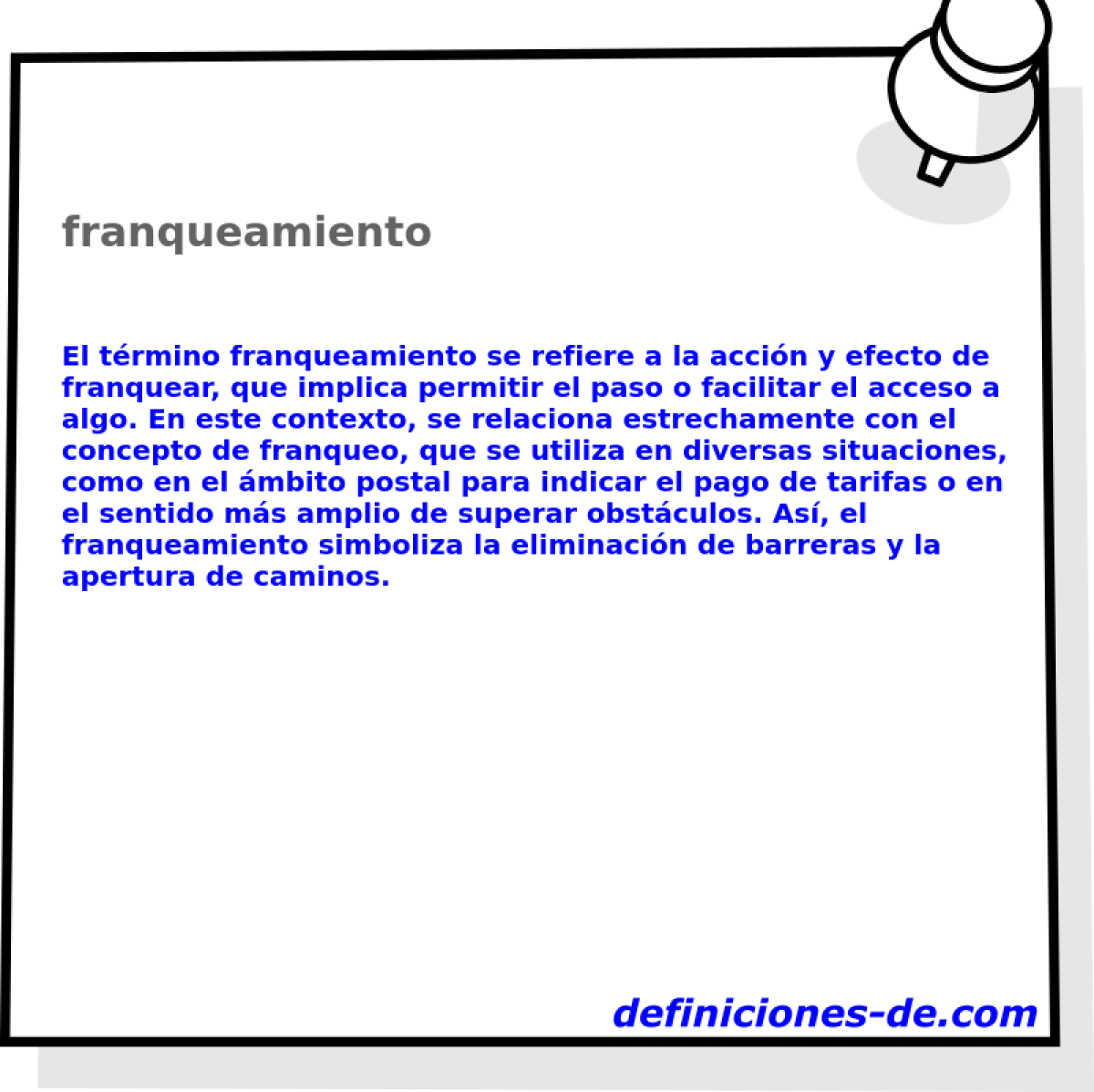 franqueamiento 