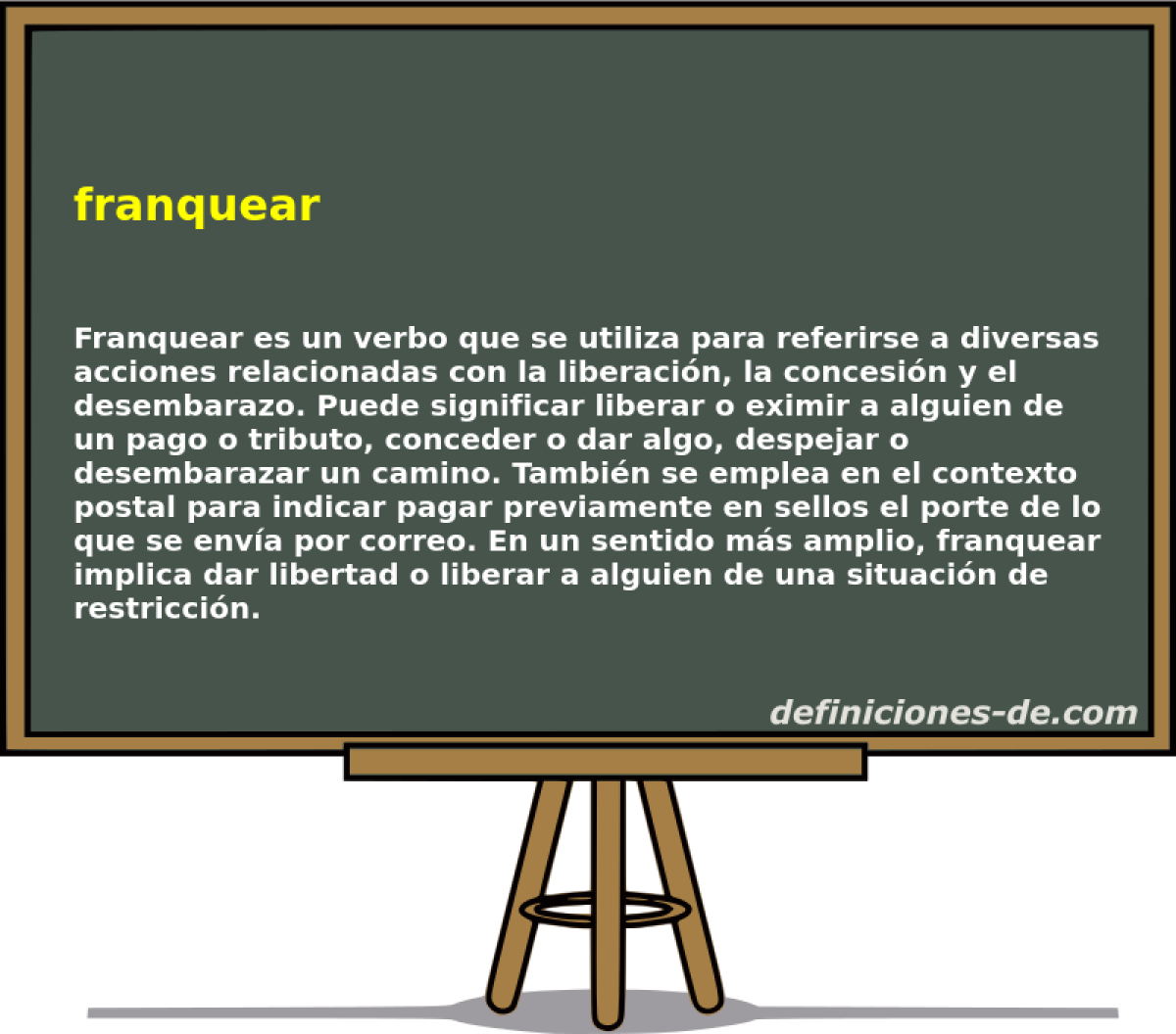 franquear 