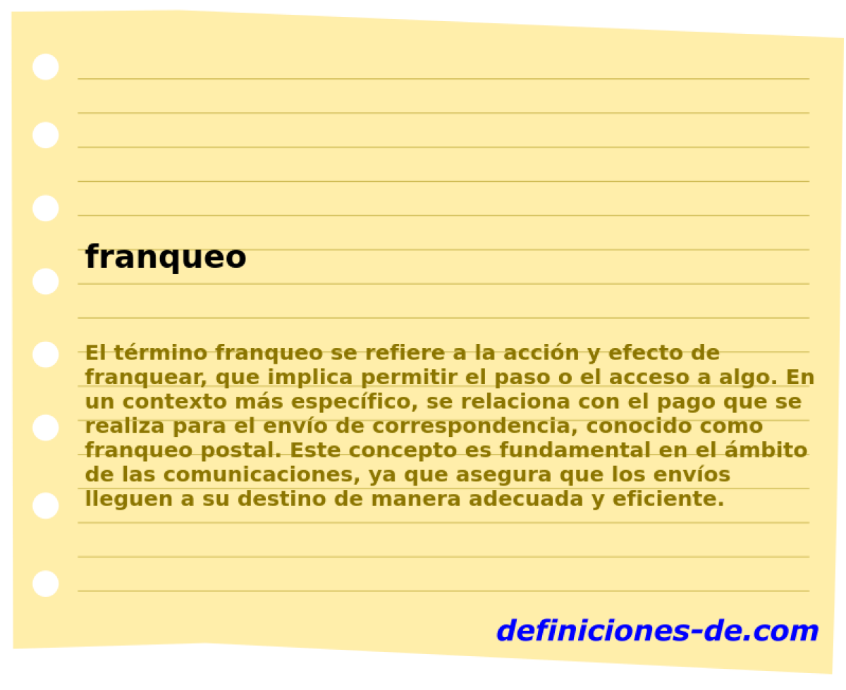 franqueo 