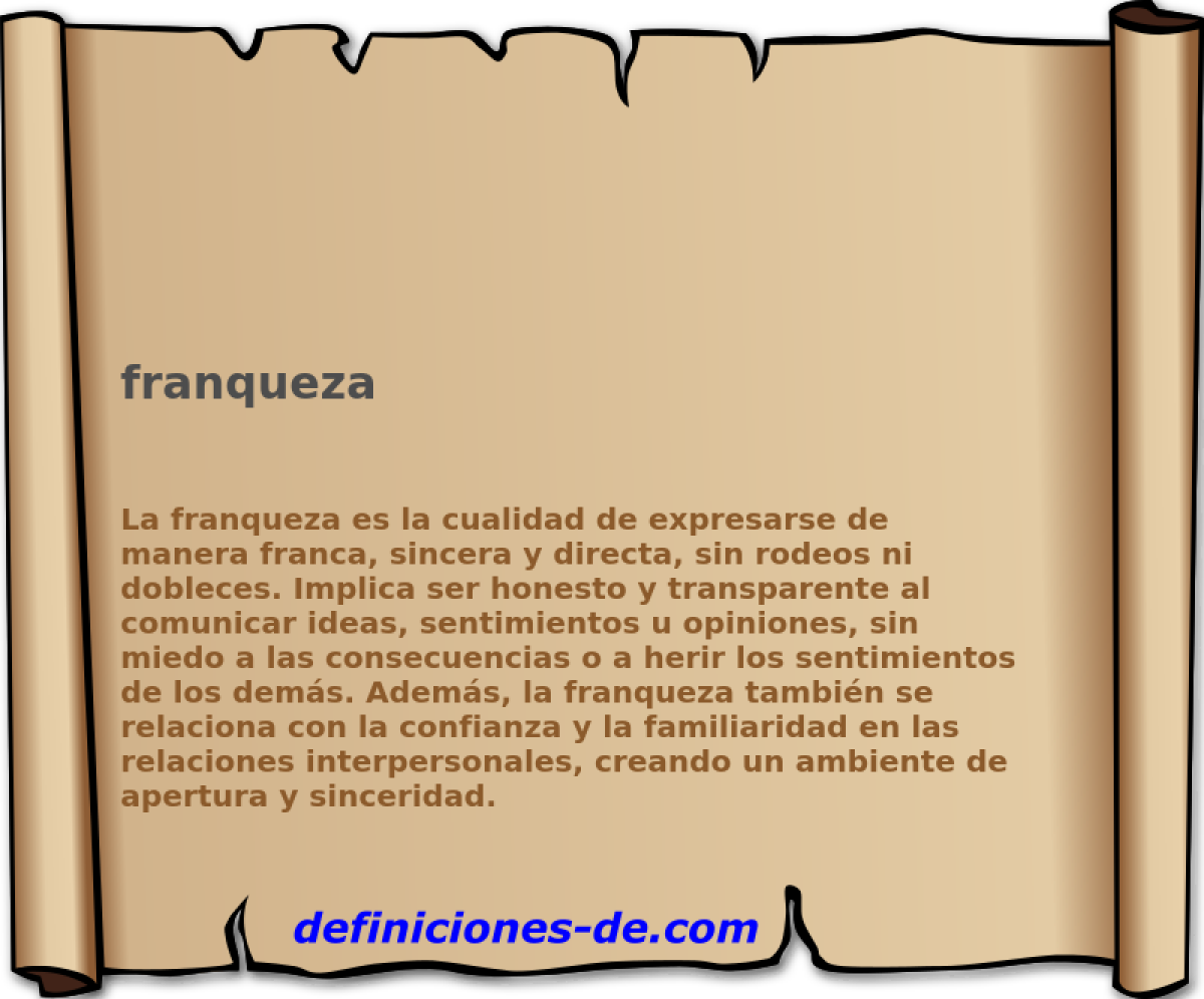 franqueza 