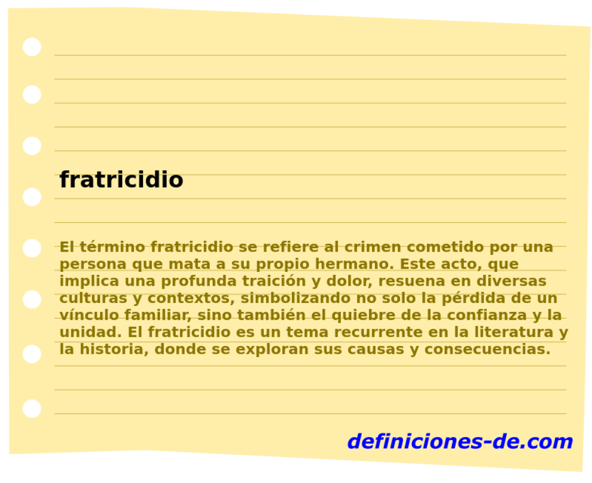 fratricidio 