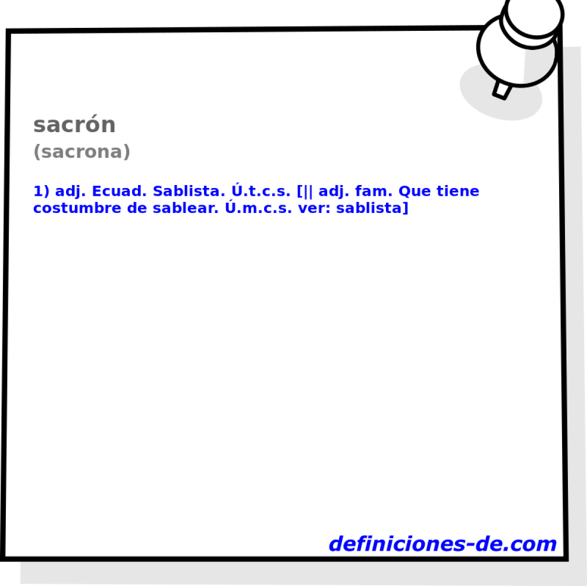 sacrn (sacrona)