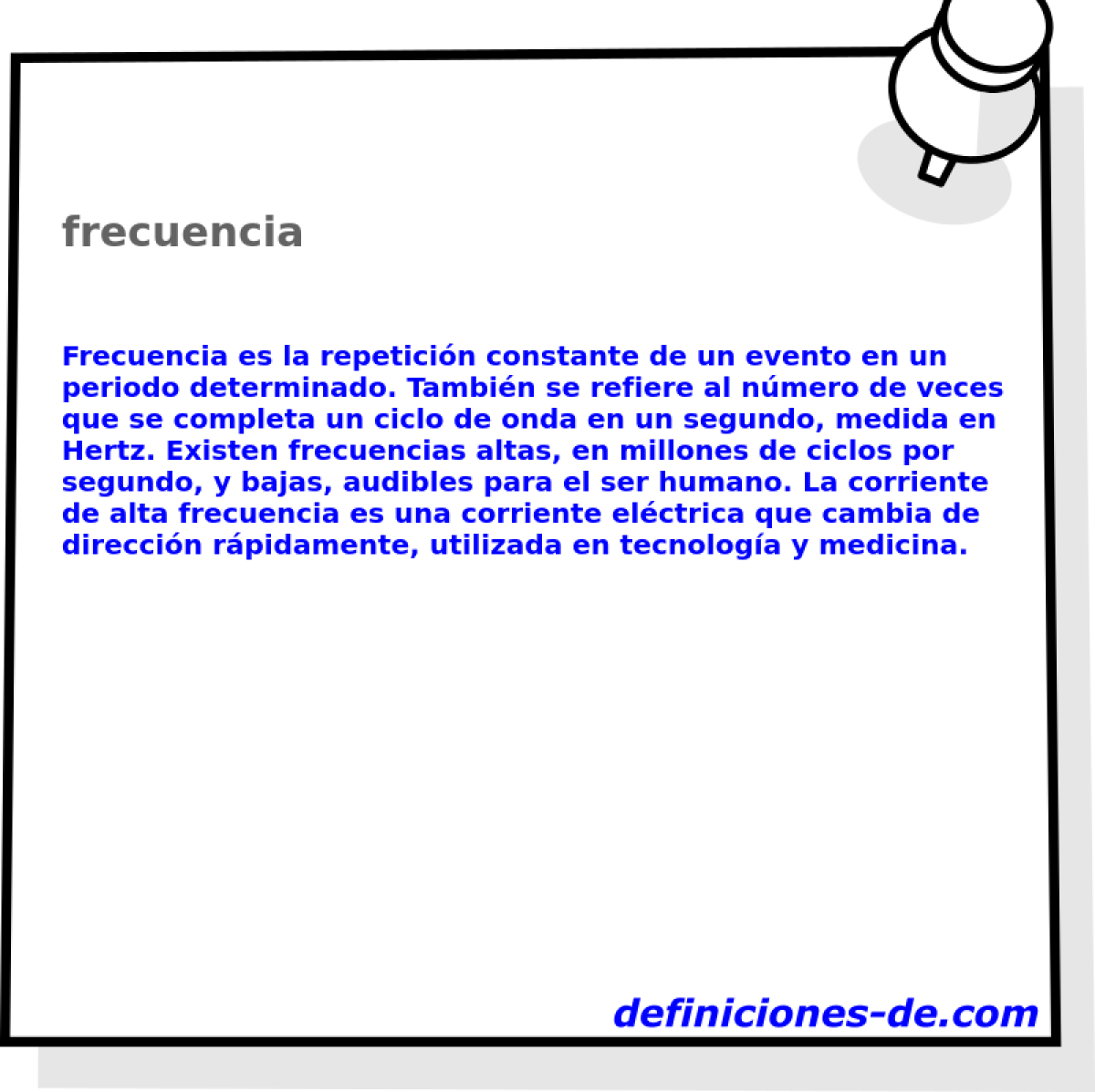 frecuencia 