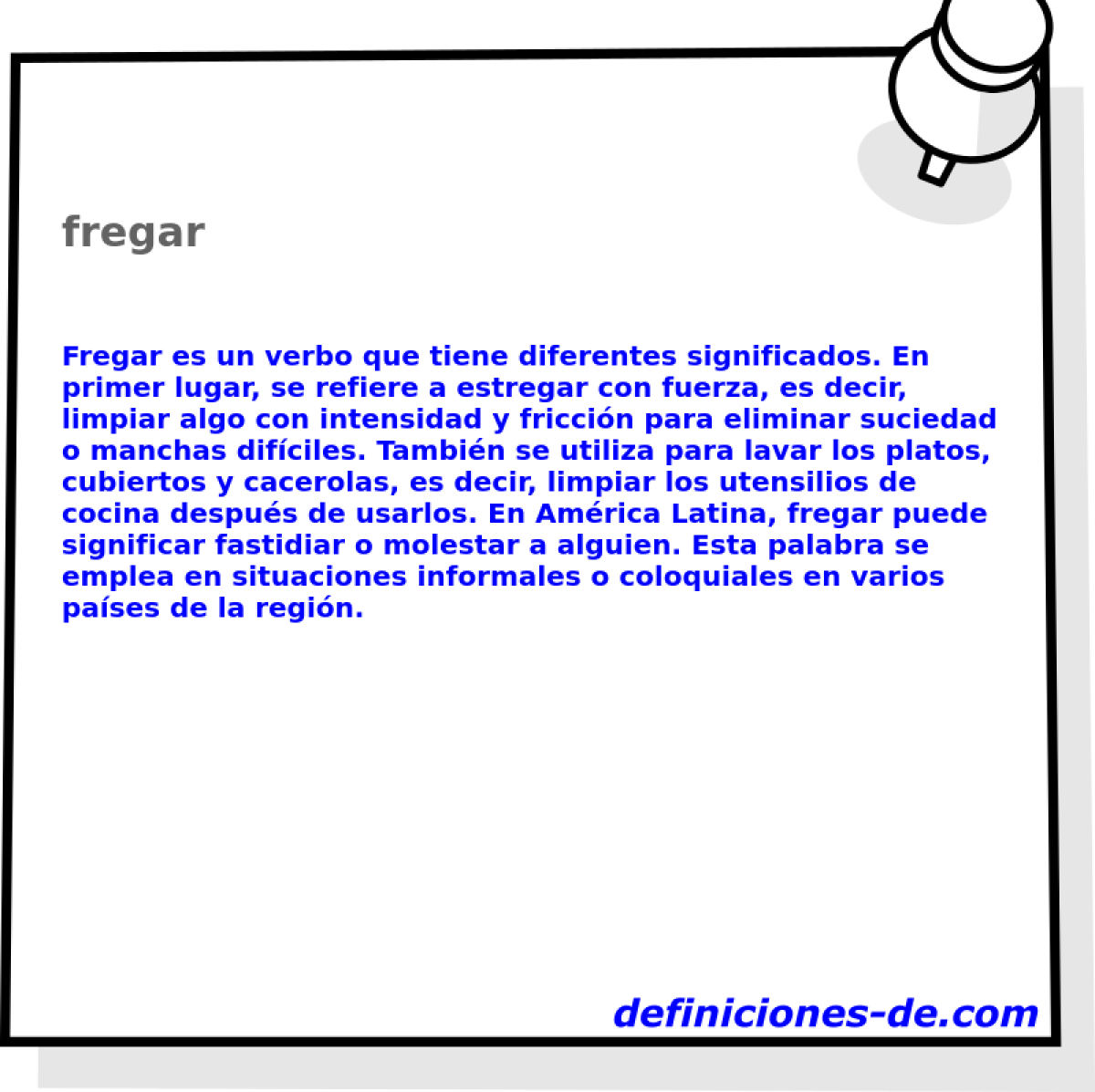 fregar 