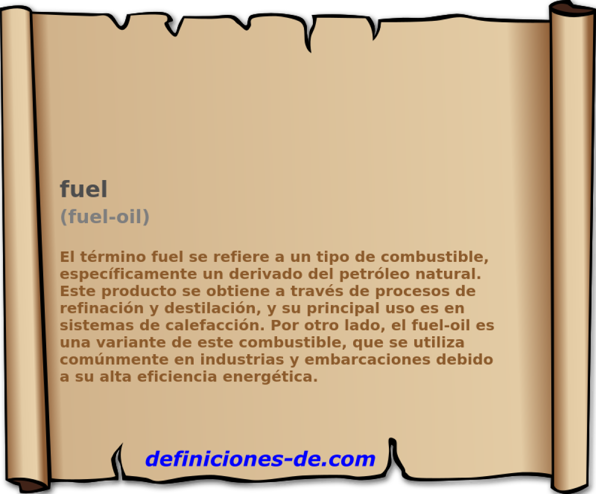 fuel (fuel-oil)