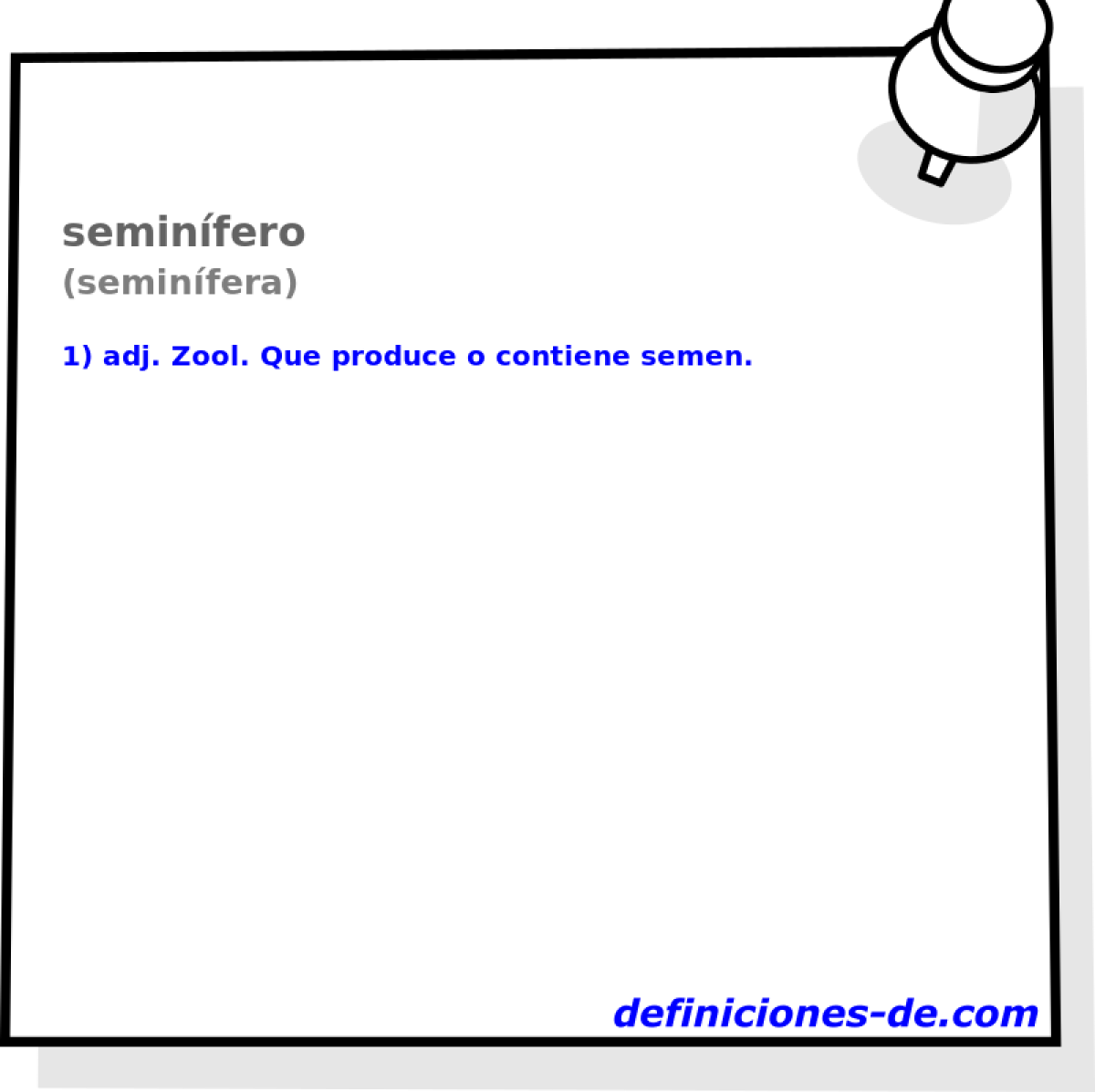 seminfero (seminfera)