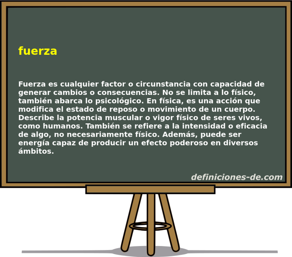 fuerza 