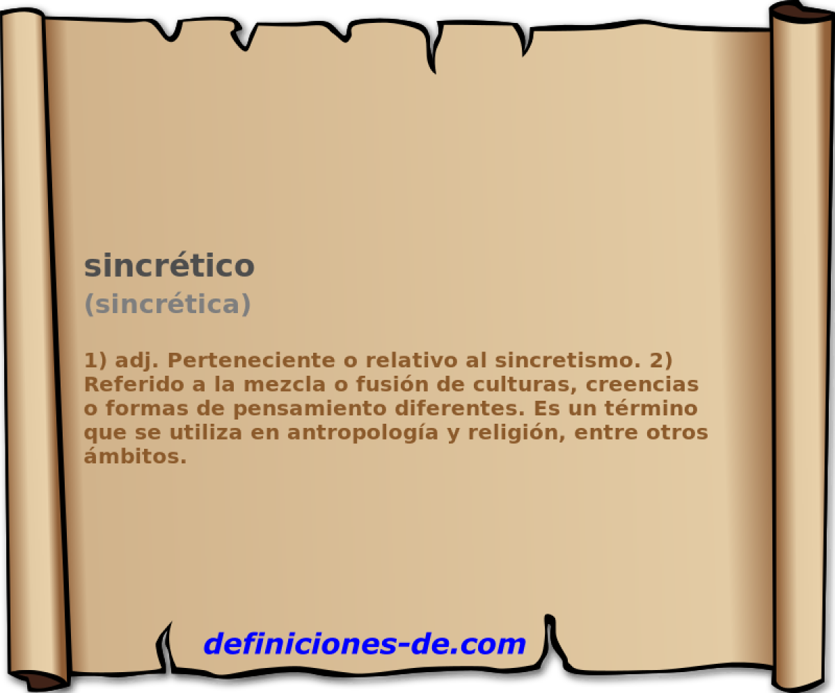 sincrtico (sincrtica)