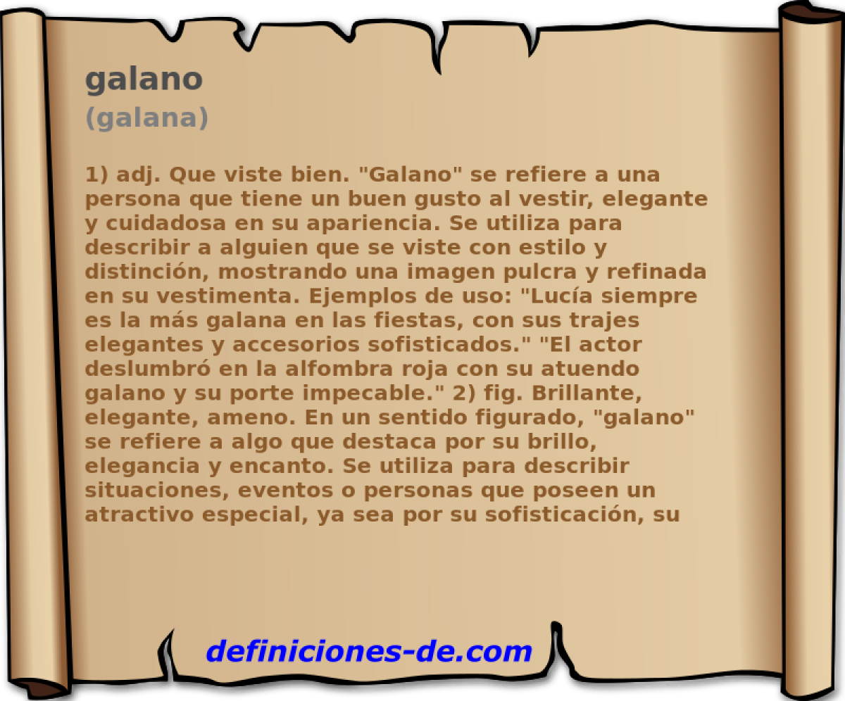 galano (galana)