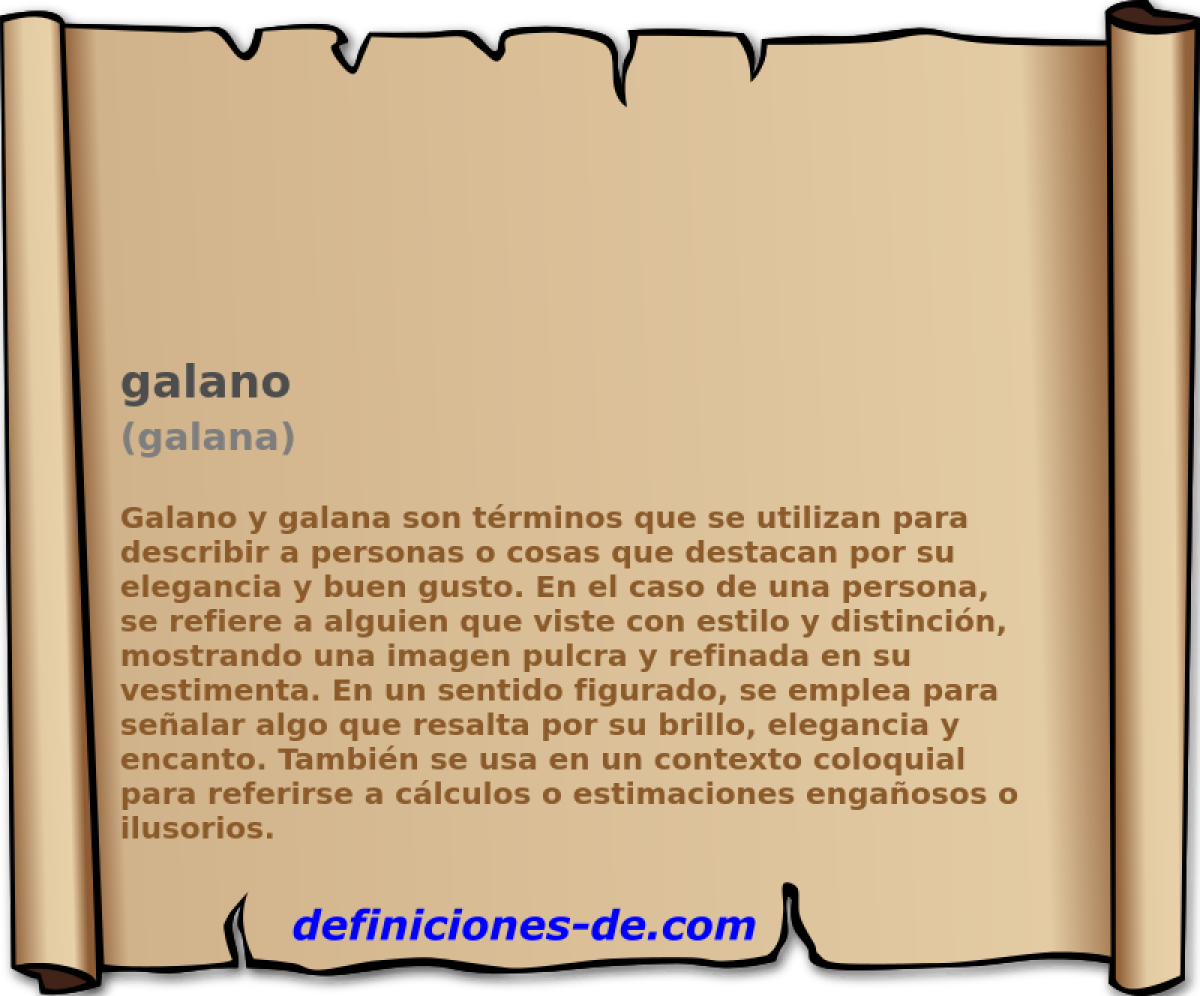 galano (galana)