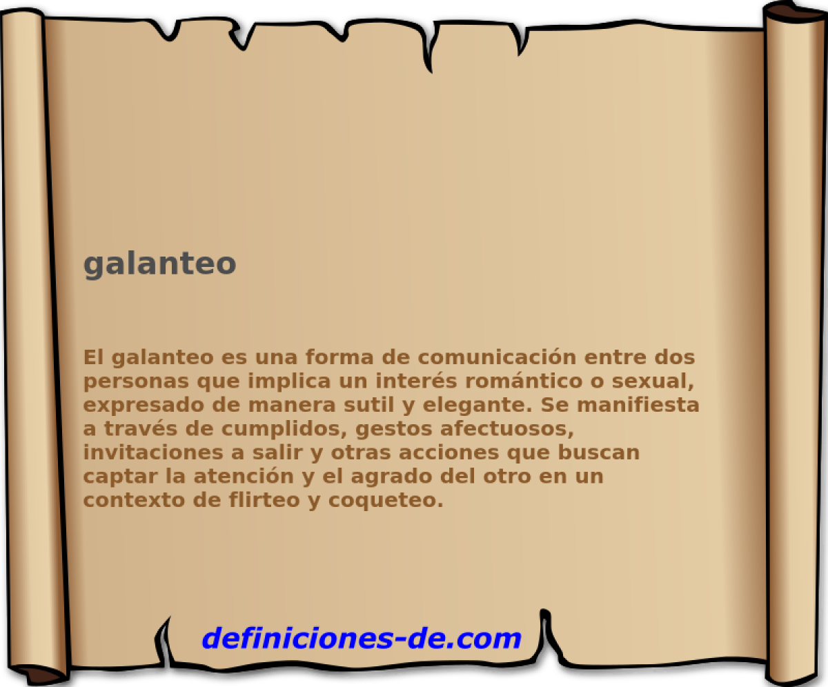 galanteo 