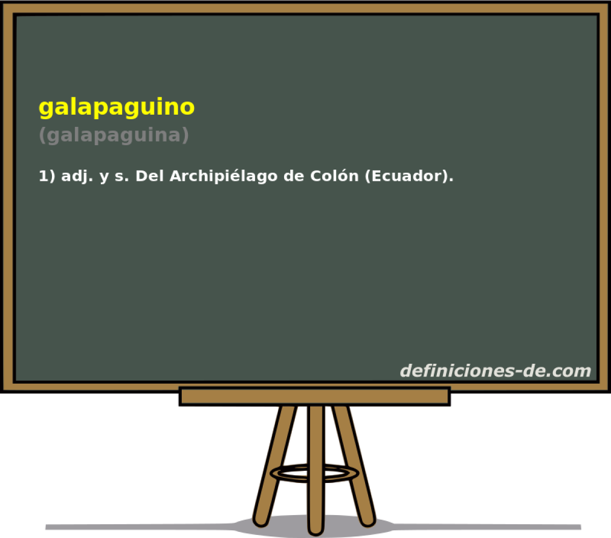 galapaguino (galapaguina)