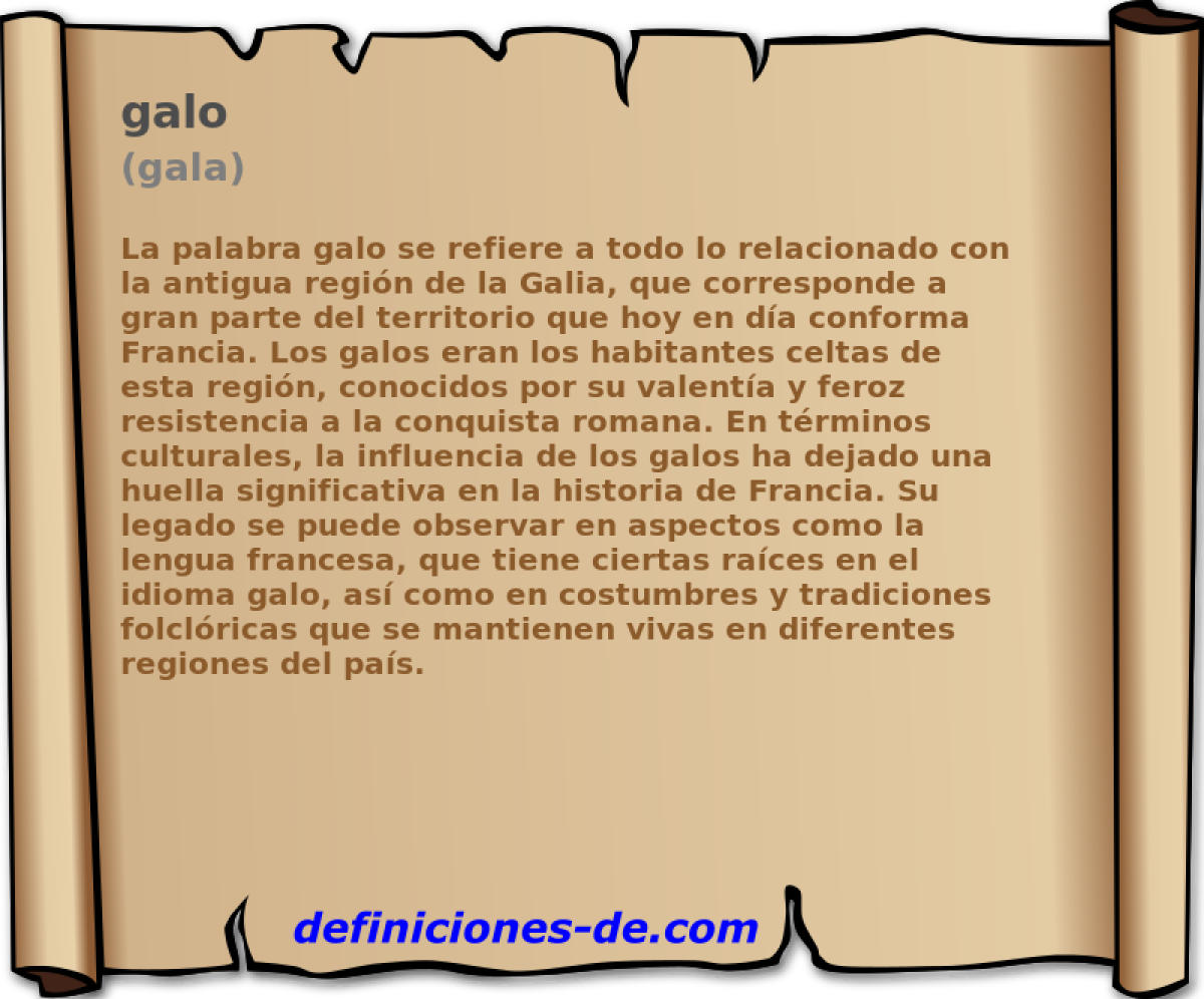 galo (gala)