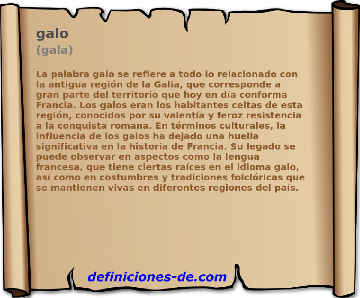 galo (gala)