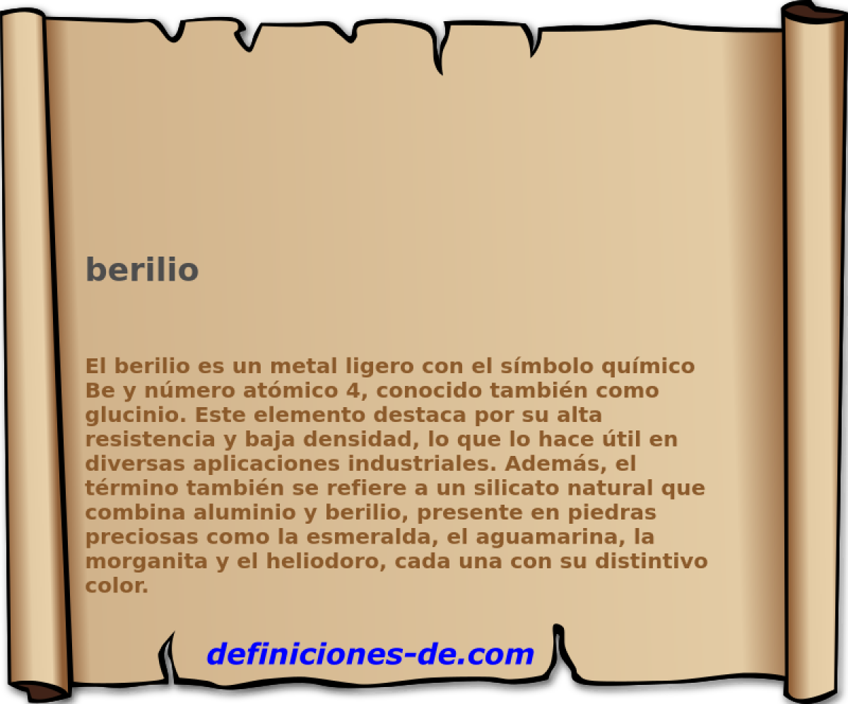 berilio 