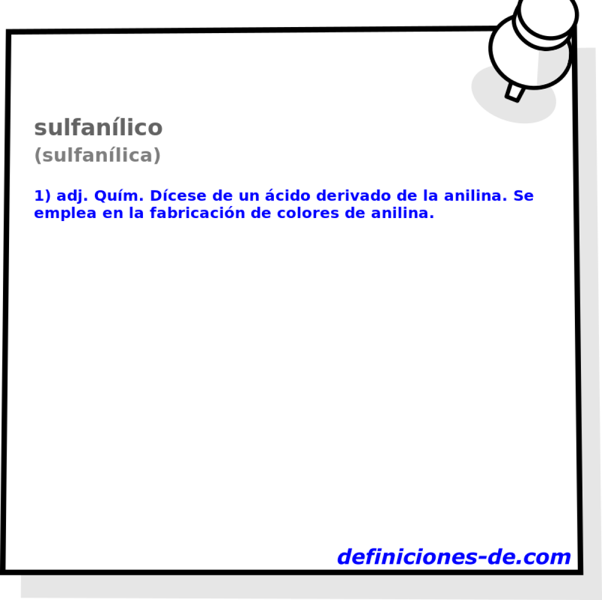 sulfanlico (sulfanlica)