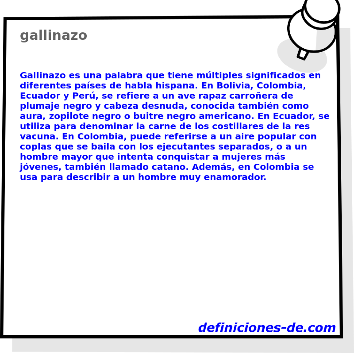 gallinazo 