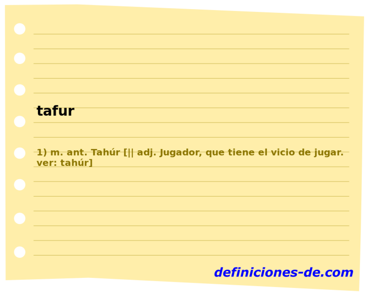 tafur 