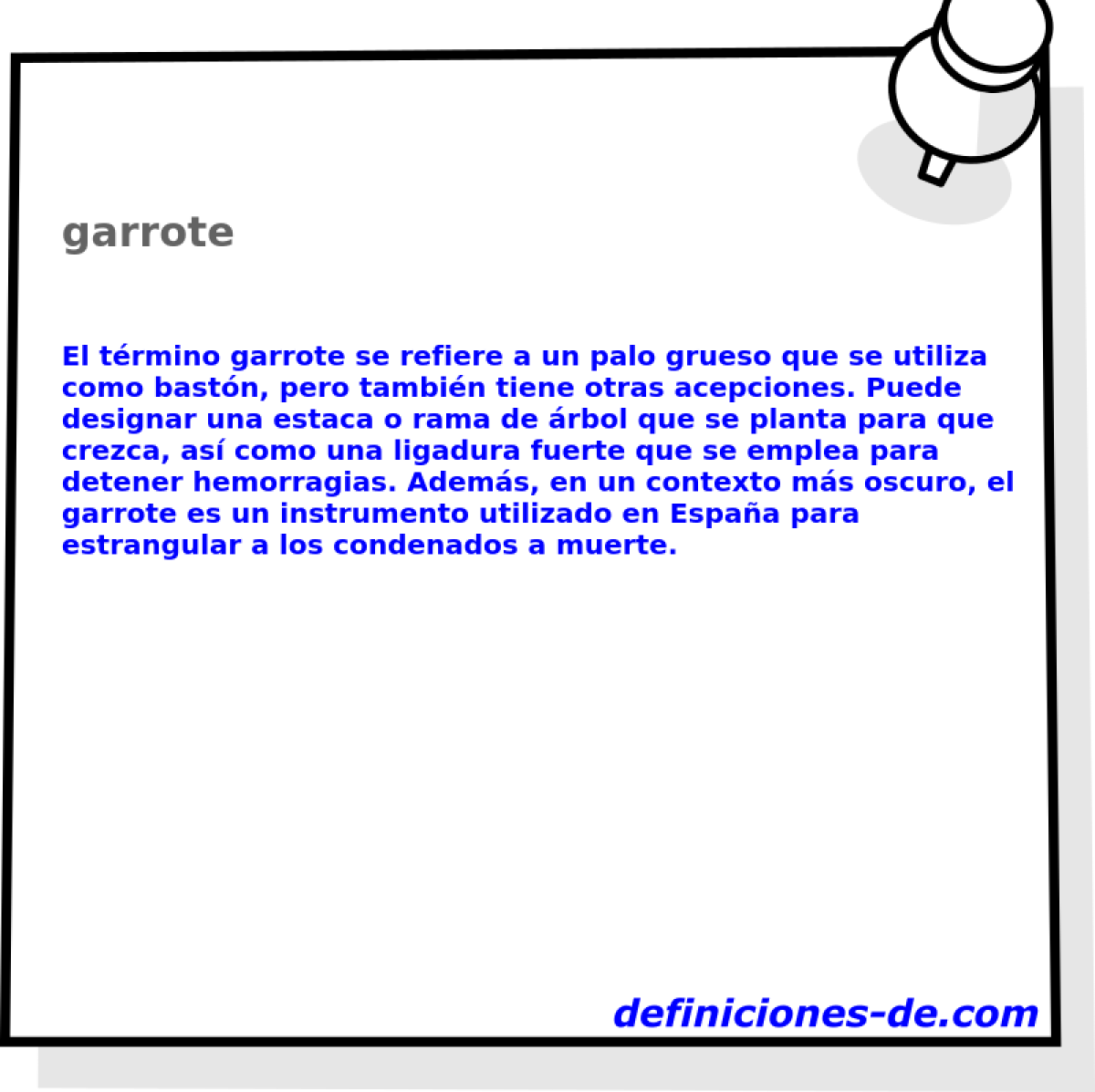 garrote 