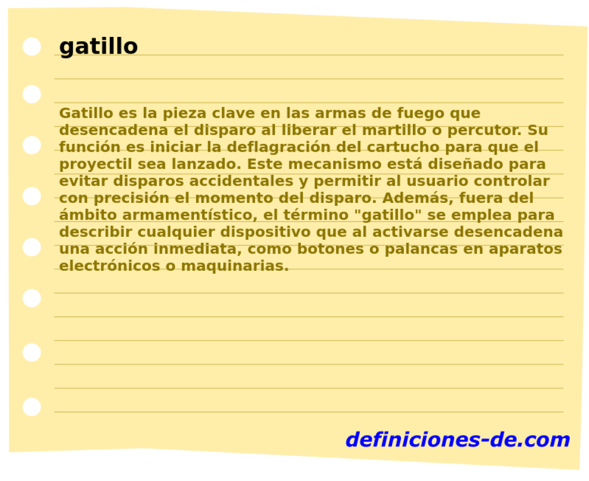 gatillo 