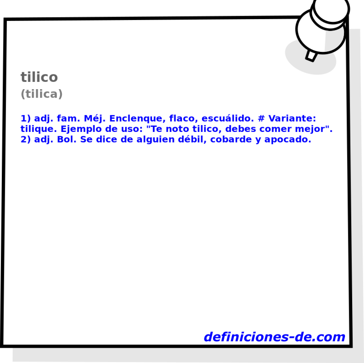 tilico (tilica)