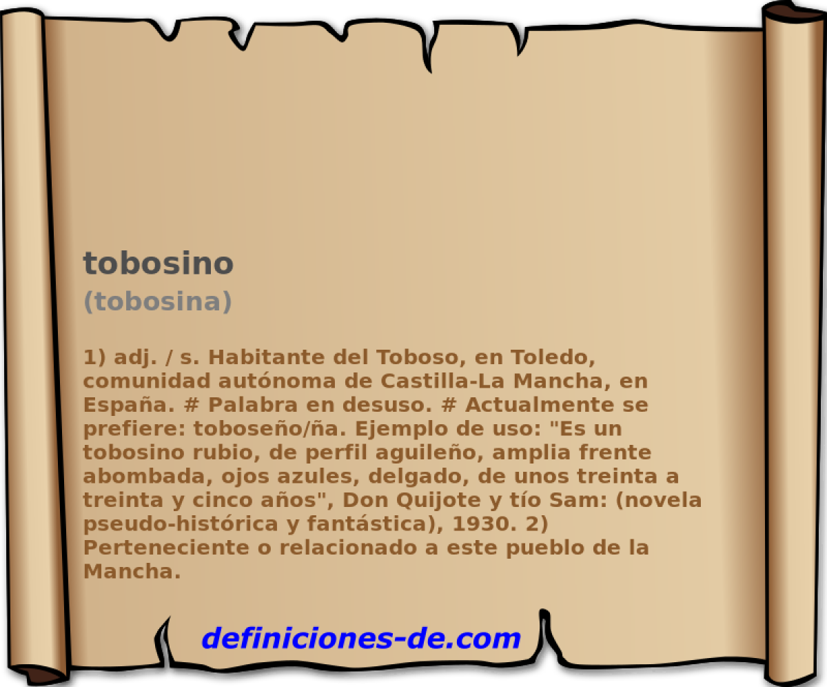 tobosino (tobosina)