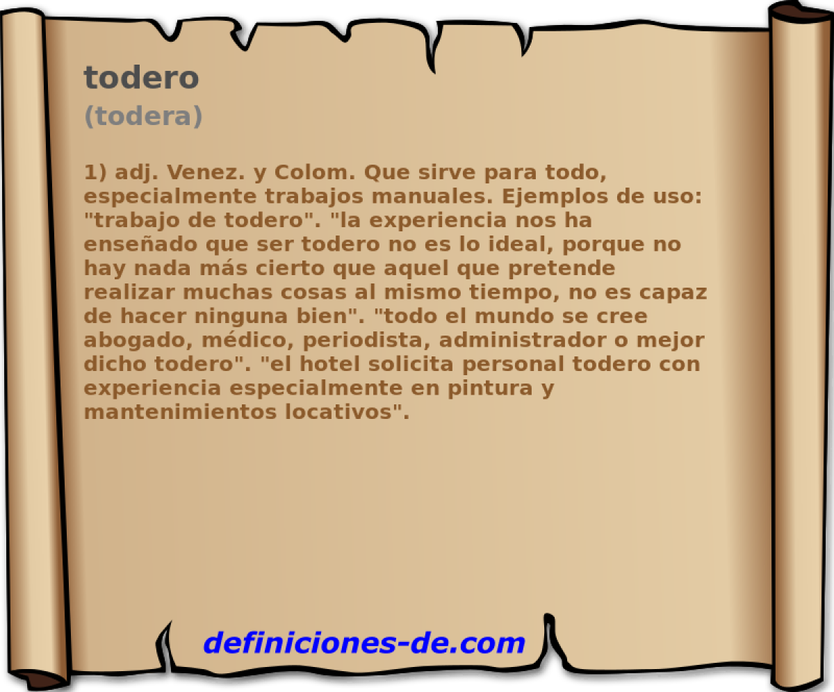 todero (todera)