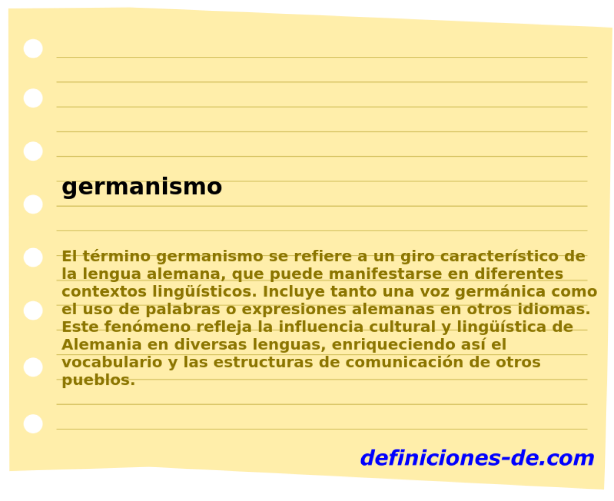 germanismo 