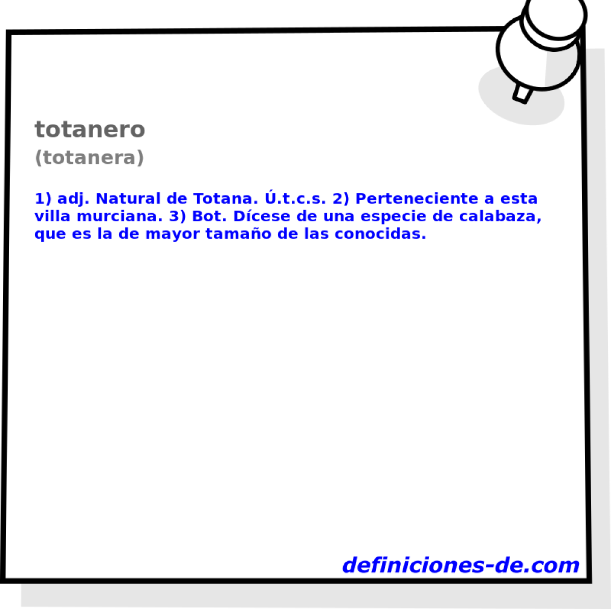 totanero (totanera)