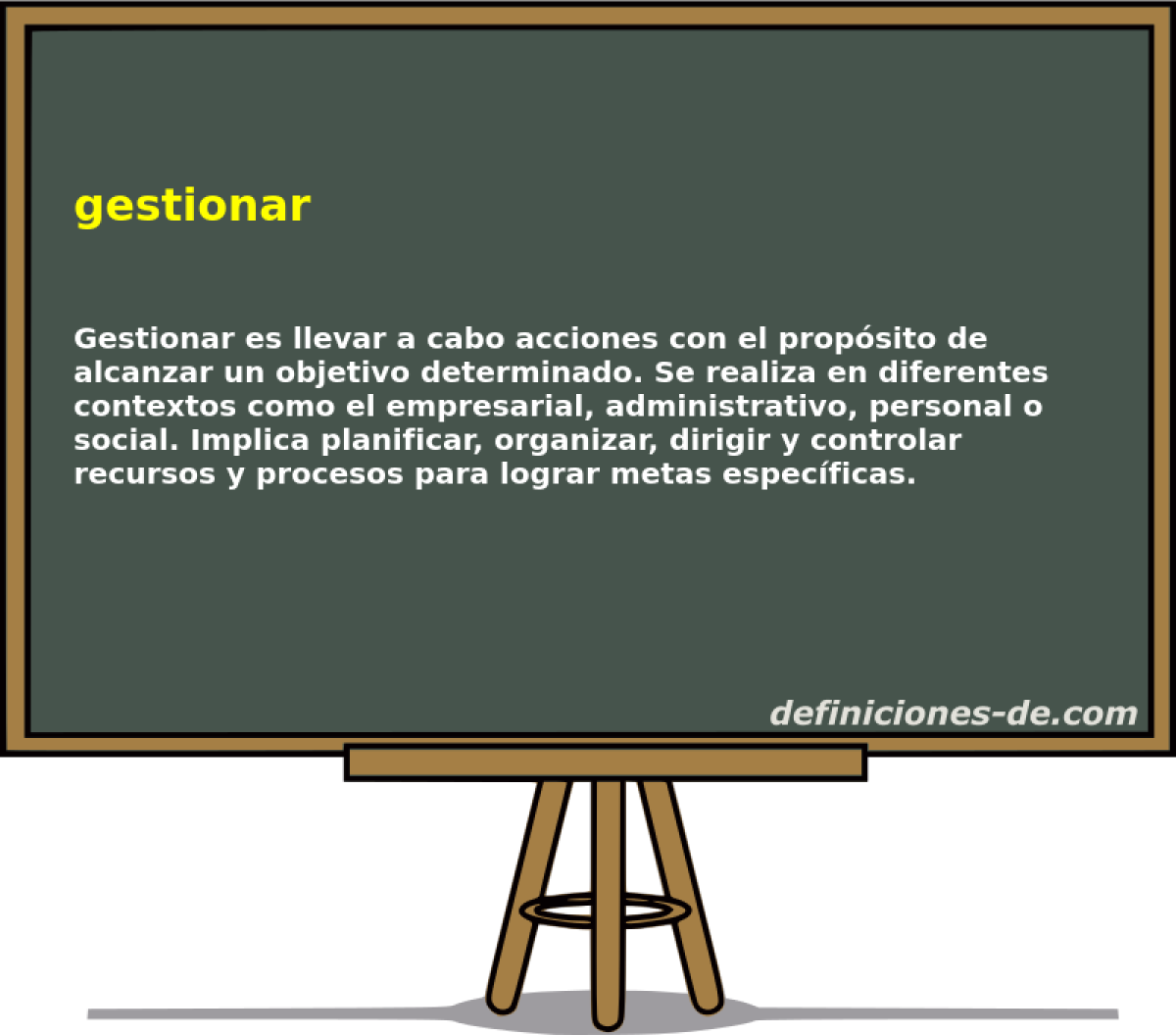 gestionar 