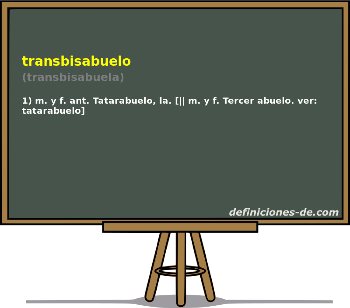 transbisabuelo (transbisabuela)
