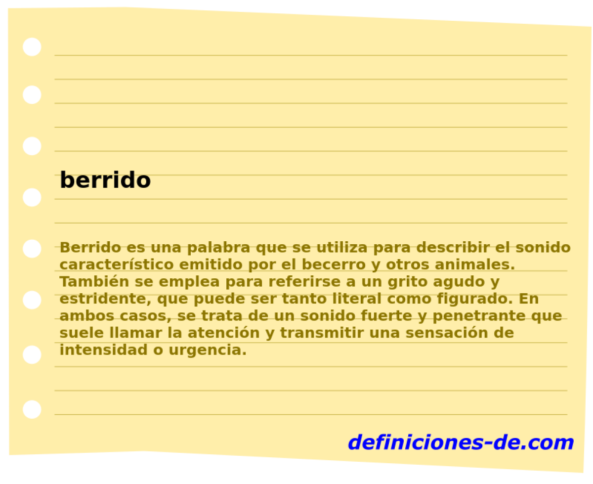 berrido 