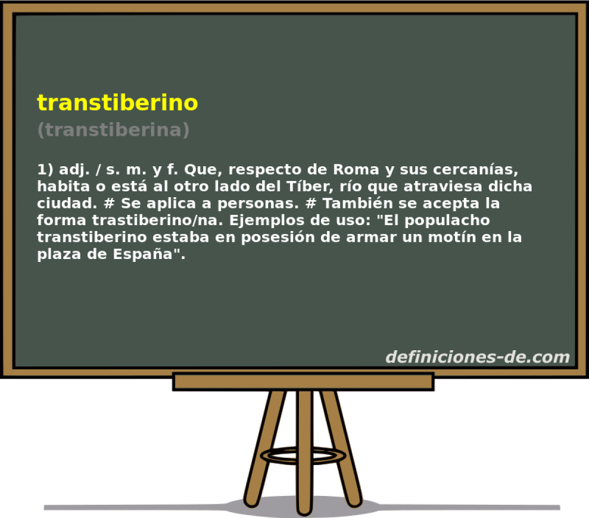 transtiberino (transtiberina)