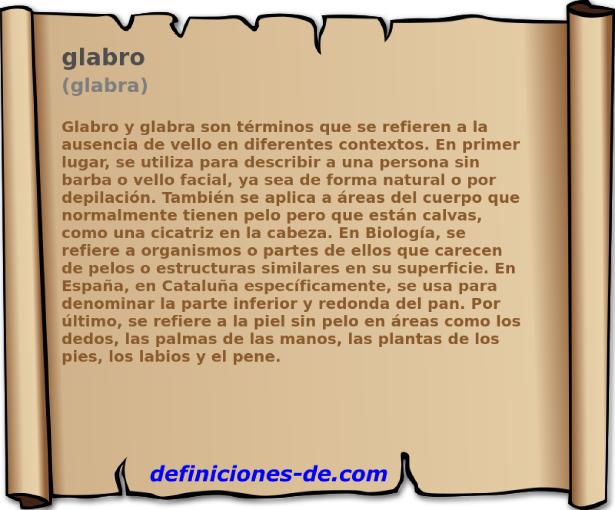 glabro (glabra)