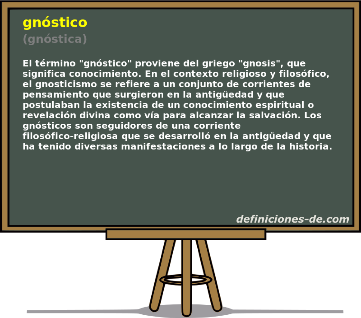 gnstico (gnstica)