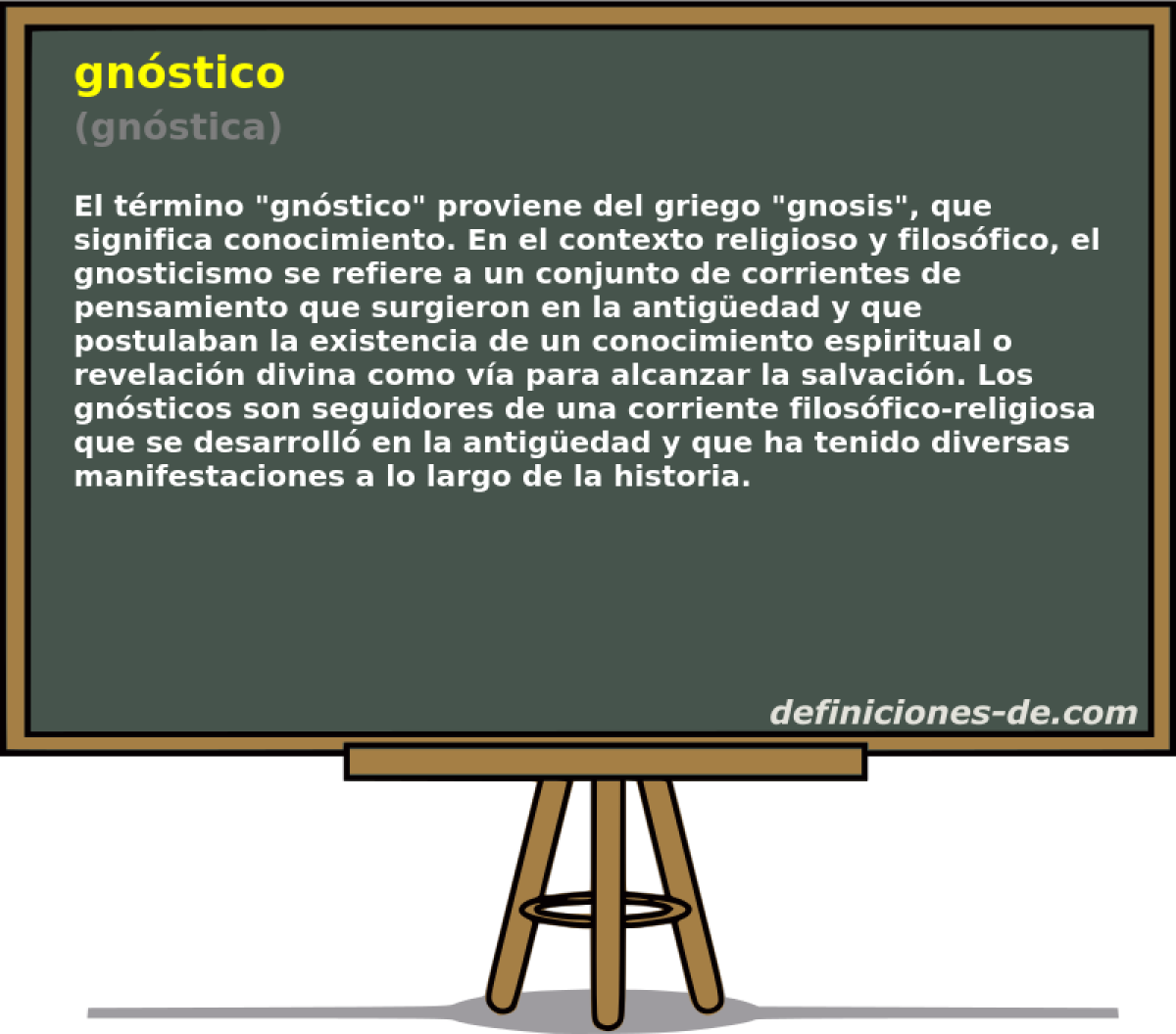 gnstico (gnstica)