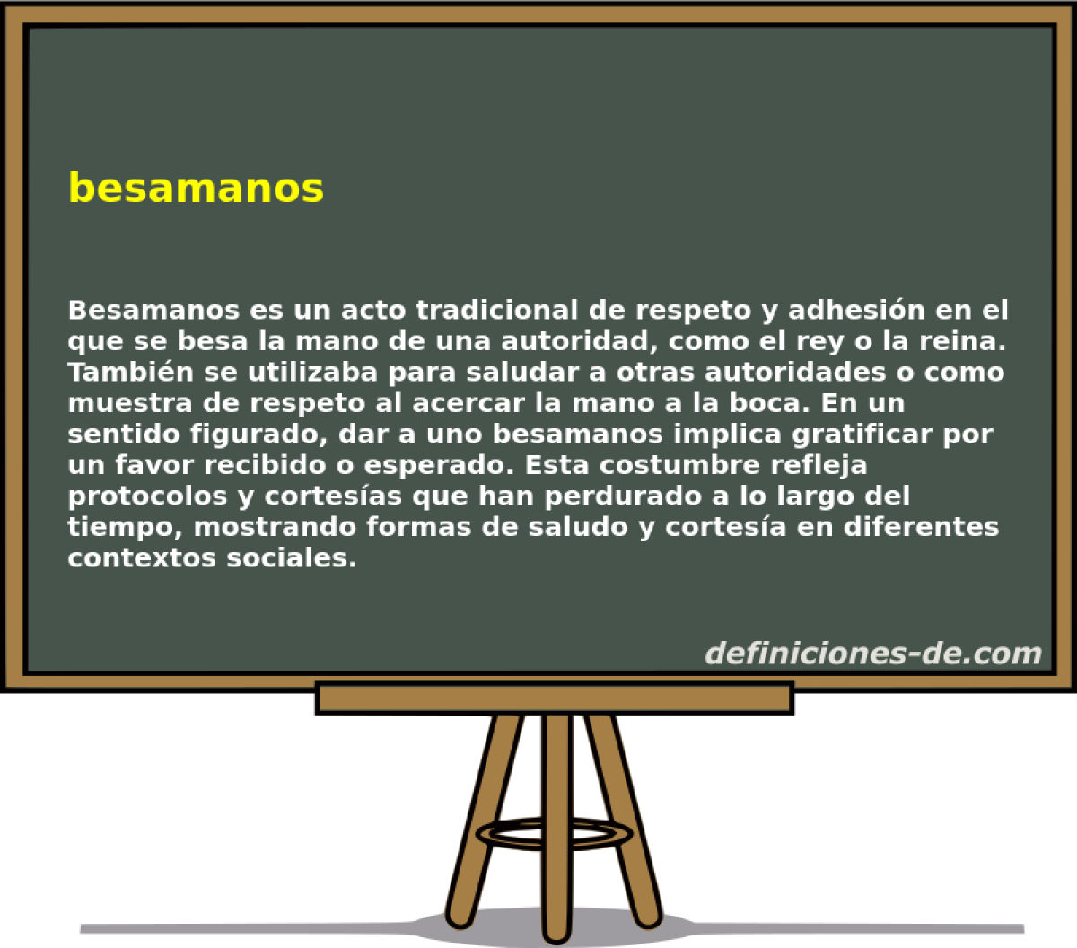 besamanos 